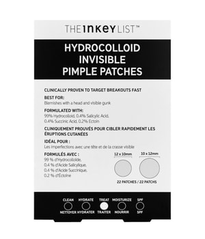 The INKEY List Hydrocolloid Invisible Pimple Patches
